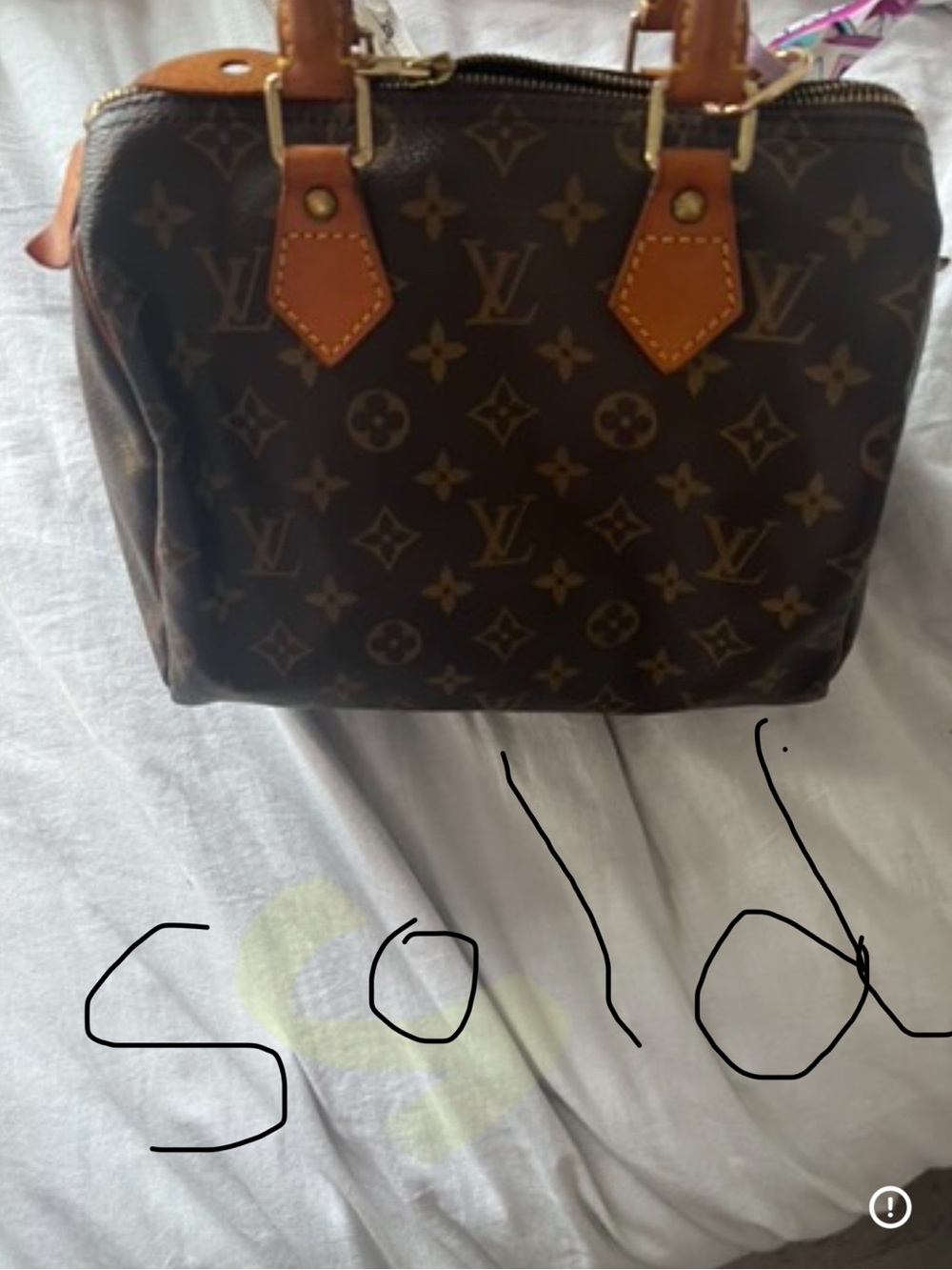 SOLD SOLD SOLD SOLD 
Louis Vuitton preloved Brown speedy 25
